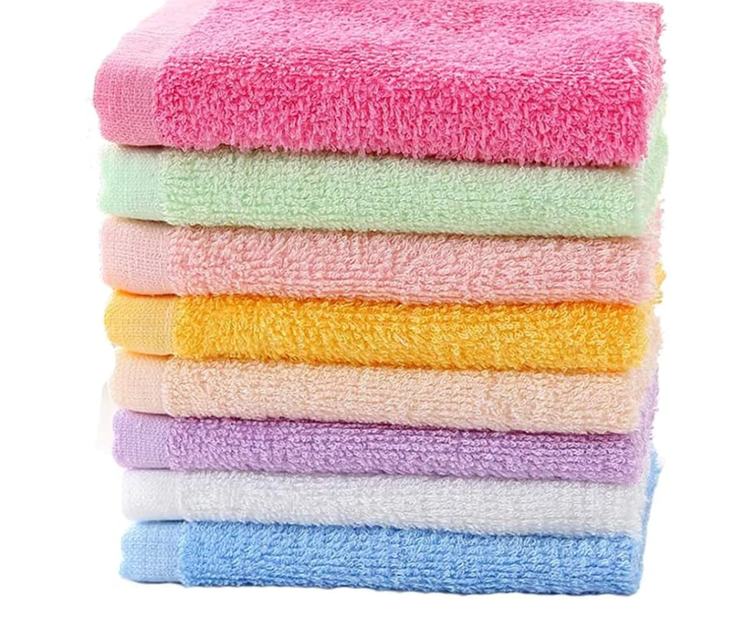 Luxury Baby Washcloth Towel Set 16 Pack for Children Baby Bathroom-Hotel-Spa-Kitchen Multi-Purpose Fingertip Towels & Face Cloths 10'' x 10'
