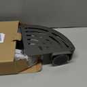 Voldra Corner Shower Caddy Suction Cup, 2 Pack Corner Shower Shelves No Drilling, Aluminum Upgrade Suction Cup Shower Organizer with Towel Bar & Hooks Removable Bathroom Storage Rack(Gray)