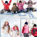 Jecery 48 Pack Kid Winter Beanies Bulk Cold Weather Child Knit Hat Cap for Outdoor School Boy Girl New Year Donations Gift(Woodland)