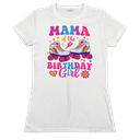 Mama of the Birthday Girl Roller Skates Bday Skating Theme T-Shirt, Size: M
