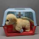 Little Live Pets Ouchies Cooper The Retriever Puppy, 50+ Sounds, Limping to Walking Puppy Toy with Vet Carrier, Interactive Toy Dog for Kids Ages 5+