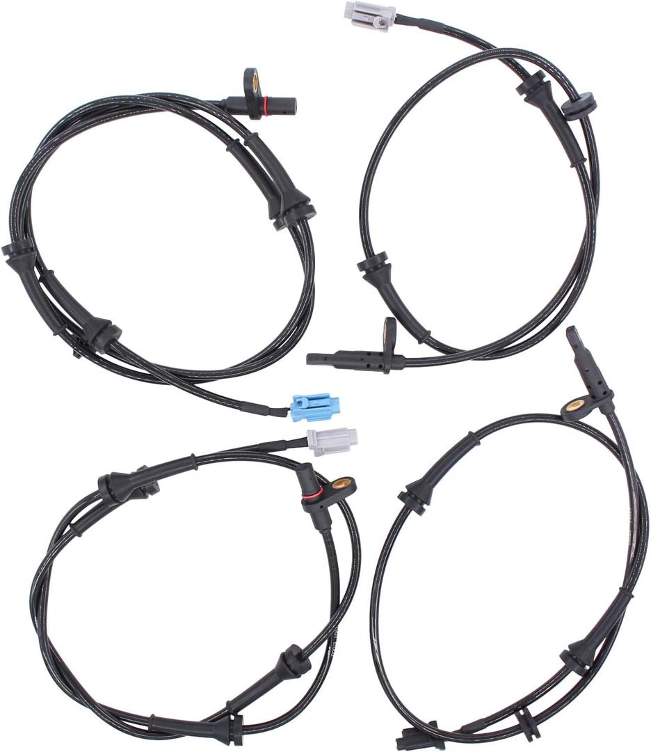 ApplianPar Front and Rear ABS Sensor for Nissan Sentra 2007-2012