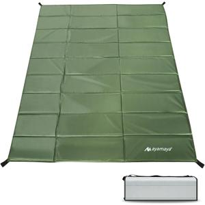 AYAMAYA Foam Sleeping Pad for Camping - Foldable Camping Mattress for 3 4 Person, Extra Thick Waterproof Tent Footprint Inner Camping Mat for Outdoor Backpacking Hiking Picnic Camping