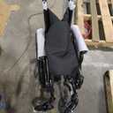 Medline Comfortable Folding Wheelchair with Swing-Back, Desk-Length Arms and Elevating Footrests, 20W x 16D Seat