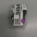 Office Chair Caster Wheel for Carpet Set of 1 -Replacement for Office Chairs Mat Safe for All Floors Including Hardwood - 2-Inch Rubber Replacement - Smooth & Silent Universal Size (11x22 mm) -Black