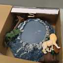 Volcano Toy Playset, Animal Figures 11 Pcs, Kids Ages 3+, One Size