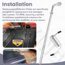 137-7046 Deflector Chute w/Mounting Hardware Compatible with Toro Timecutter Exmark Quest E-Series 42" Mower SW4200 ZS4200S 75742 74665 75748 75749 74667 74677 74705 74711 75742TA 75742W