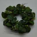 24 inch magnolia leaves and berry grapevine wreath