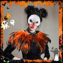 Newcotte 2 Pcs Eagle Costume Halloween Eagle Mask Wings Set Birds Animal Mask Feather Cape Wings Shawl Birds Cosplay Outfits for Men Women Teen Halloween Masquerade Carnival Fun Cosplay Party Props