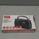 GPX R633B Portable Shortwave AM/FM Clock Radio (Black)