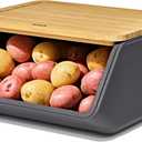 OXO Good Grips Produce Saver Root Vegetable Bin with Lid, 5 lb Capacity Potato and Onion Storage for Pantry, Stackable Vegetable Storage Container