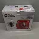 Kitchen in the box Stand Mixer, 4.5QT+5QT Two bowls Electric Food Mixer, 10 Speeds 3-IN-1 Kitchen Mixer for Daily Use with Egg Whisk, Dough Hook, Flat Beater (Green, 5QT)