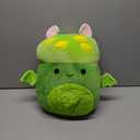 Squishmallows Original 14-Inch Earling Neon Green Mushroom Bat - Official Jazwares Plush (Large)
