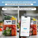 Vacuum Sealer Bags for Food Storage - Pack of 150 Smart QR Code Vacuum-Bags- 8" x 12", BPA-Free, 3.5-Mil Thick Vacuum-Storage Bags for Food Prep, Freezer Storage & Sous Vide Bag, Food-Storage Bag