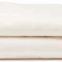 Happsy Organic Waterproof Mattress Protector Pad - Elastic Fitted Mattress Protector - Machine Washable Mattress Topper Breathable Fitted Cover for Queen Mattress - 60" x 80", 2 Pack
