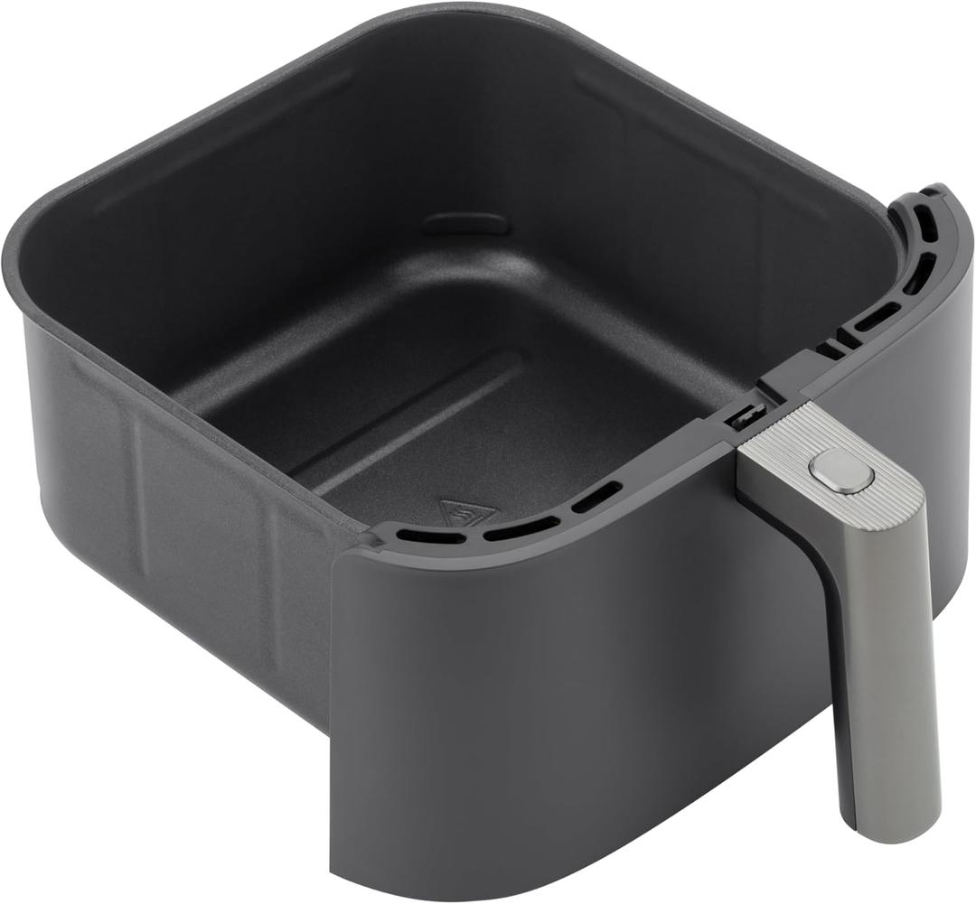 COSORI Turboblaze 6Qt Air Fryer Original Basket, Replacement Accessories for CAF-DC601-KUS Air Fryer, Non-Stick, Dishwasher-Safe, CRP-DC601RB-KUS, Dark Grey