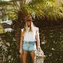 NPJY Bucket Hat for Women Men Cotton Summer Sun Beach Fishing Cap (Black)