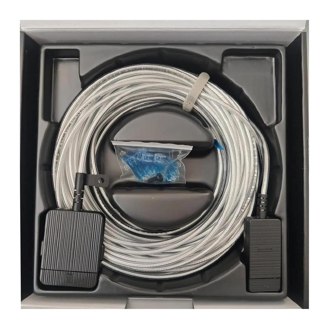 15M One Connect Cable VG-SOCR15 VGSOCR15 - Compatible for Samsung TV, Serves As Frame TV Cord Extender, Compatible for FrameSeries and Q80R