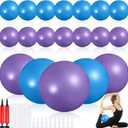 Sotiff 20 Pcs Small Exercise Pilates Ball Bulk 9 Inch Mini Yoga Ball Anti Burst and Slip for Stability Fitness Physical Therapy Stretching & Core Workout at Home Gym Class