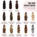 Long Ponytail Extension 26 Inch Wavy, Hair Extensions Ponytail with Claw Clip, Clip on & Clip in Ponytail Styles, Pony Tails for Beach Day, Family Dinner, Work & Party Night