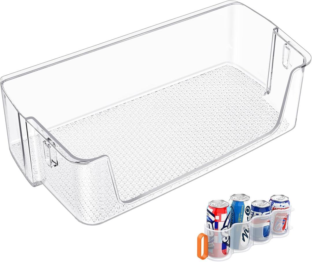 Upgraded DA63-09775A DA97-20984A Refrigerator Door Bin Compatible with samsung Refrigerator Door Shelf-RIGHT Samsung Refrigerator Door Bin RF27T5201SR, RF28T5001SR, RF27T5241SR, RF28T5021SR Shelves