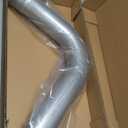 EXHAUST ELBOW 90 Degree 4"ID/OD Aluminized Steel,20" each side length
