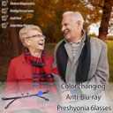 Hooporia Anti-Blue vision glasses as seen on tv for men, Anti-Blue Light Presbyopia Glasses, Auto Zoom, Smart Look Far and Near (NORMAL)