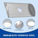 Heat Baffle Diffuser Plate Replacement Parts for Pit Boss 1000 1100 Series Pellet Smoker Grills, Pit Boss Austin XL Heat Shield Accessories, Pit Boss Pellet Grill Heat Diffuser Plate, Heavy Steel