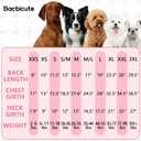 2 Pack Dog Hoodie Sweaters for Small Medium Dogs Warm Dog Clothes for Large Dogs Soft Waffle-Like Laminated Sweatshirt Bulldog (Black+Grey, S (Back: 11.5",Chest: 15.5", Neck: 10"))