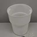 Carlisle FoodService Products Round Beverage Dispenser Drink Dispenser with Spigot for Catering, Plastic, 5 Gallons, White