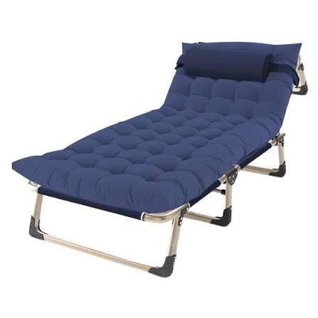 Folding Bed Navy Blue
