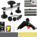 Super PDR Dent Puller Kit, Car Dent Removal Kit with Bridge Puller, Small Dent Puller for Auto Dent Removal, Small Dents, Door Dings and Hail Damage