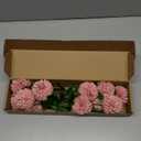 Floroom 12pcs Dusty Rose Faux Silk Mums Artificial Flowers Bulk Fake Chrysanthemums with Stems for DIY Wedding Table Centerpieces Floral Arrangements Vase Fillers Home Decorations