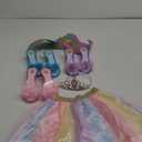 LIMIROLER Princess Dress Up Shoes Set, Girls Dress Up Shoes Toys Kit, Princess Pretend Role Play Costumes Set, Birthday Christmas Party Gifts for Toddler Little Girls Aged 3-6 Years Old