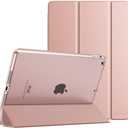 Moko Case for iPad 10.2 iPad 9th Generation 2021/ iPad 8th Generation 2020/ iPad 7th Generation 2019, Slim Stand Hard Back Shell Smart Cover Case for iPad 10.2 inch, Auto Wake/Sleep, Rose Gold