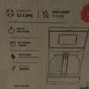 12 Cup Programmable Coffee Maker,Touchscreen Drip Coffee Maker-12 Cup Keep-Warm Function, Auto Shut-Off,Stainless Steel Construction,Permanent Filter,Ideal for Home and Office Use (Silver-Black)