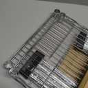 Rubbermaid Configurations Deluxe Custom Closet Kit, 3-6 Ft. Adjustable Metal Wire Shelving, Titanium Finish, Expandable Organization System, Hardware Included, for Home Closet/Pantry/Laundry/Mudroom