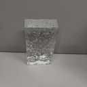 4 Pack-7.9"x3.9"x2" High Transparency ice Crystal Patterned Rectangular Solid Glass Brick - Used in Building Fields Such as wall partitions, as Well as for DIY Lighting fixtures, DIY Tables etc.