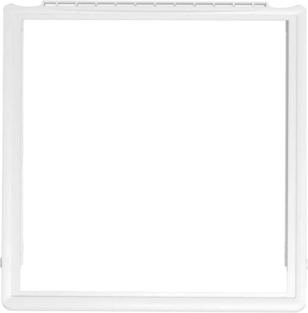241969501 Refrigerator Shelf Frame Replacement without Glass Compatible with Frigidaire, Refrigerator Crisper Pan Drawer Cover, Replaces Ap4433007 Ah2363832 Ea2363832 Ps2363832