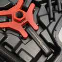 Harmonic Balancer Pulley Puller Set Adjustable 3-Jaw Puller Tool for Removing Harmonic Damper and Balancers Compatible with Chevy GM Chrysler Cadillac Ford ect