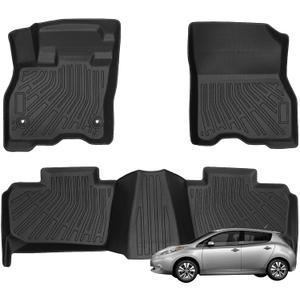 Priprilod Floor Mats Compatible with Nissan Leaf 2011-2017