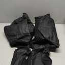 Premium Leather Car Seat Covers Front Set, Waterproof Stain-Resistant Seat Covers for Cars, Universal Automotive Interior Covers for Sedan SUV Truck Pick-up Van, Black