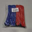 Travel Utensils Set with Case 4 Pack, Reusable Stainless Steel Portable Cutlery (Fork, Spoon, Knife, Straws & Cleaner) for Work, Dorm, Camping, Lunch Box, Compact Durable Silverware by Ecoberi (Blue-Red)