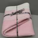 Artfeel 70L Large Cotton Rope Basket, Decorative Woven Blanket Storage for Living Room, Boho Toy Storage & Toy Box for Kids, Versatile Laundry Basket & Nursery Hamper for Blankets(Pink)