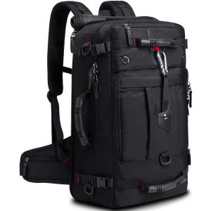 KAKA Travel Backpack, Carry On Backpack Durable Convertible Duffle Bag Fit for 15.6 Inch Laptop for Men and Women(Medium 35L)