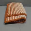 BSICPRO Bath Mat, Non Slip 20 x 32 Inches Water Absorbent Chenille Bathroom Floor Mat Machine Washable (Pumpkin Orange)