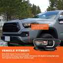 for 2016-2022 Toyota Tacoma Trd Headlights Chrome Pair