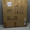 Handle Bar for Walking Pad Only, Compatible with Walking Pad 19.7'' Wide, Adjustable Handrail Height (Max 37.4''), Non-Slip Feet, Easy to Assemble, Stable Design, Black