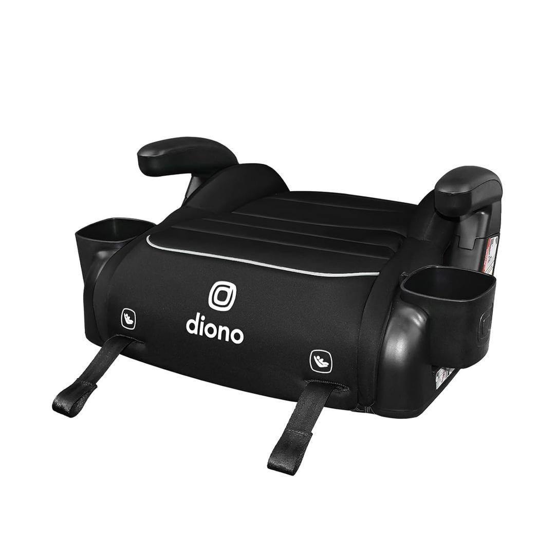 Diono Connect3 RXT Backless Booster, Slim Fit 3-Across in Many Mid-Sized Sedans and SUVs, for Children from 40-120 lbs., Lightweight with Latch connectors (Manufactured Date: 04/20/2026)