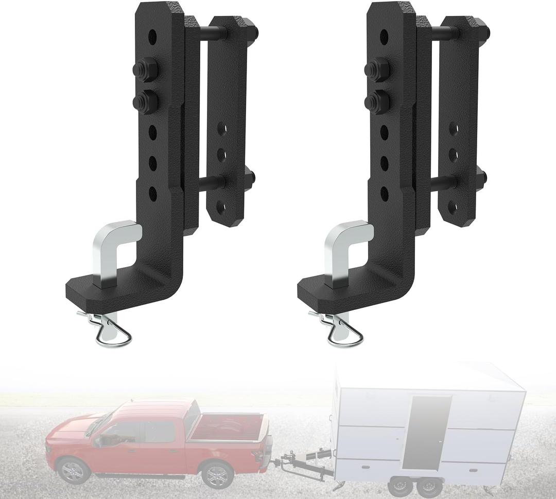 MEPARERI 2PCS Sway Control Brackets for Equalizer Weight Distribution Hitch,Fits 3",4",5",6" Trailer Frames,for 6K14K LB Towing Capacity